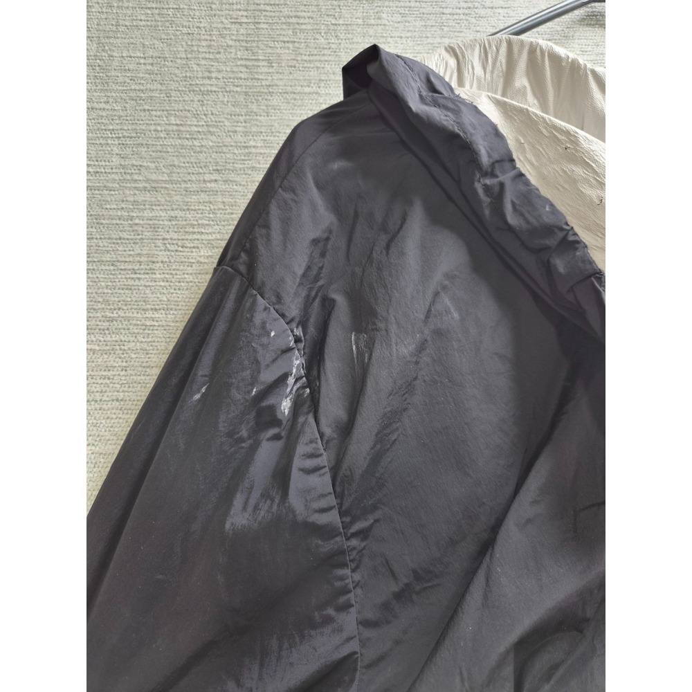 Xersion Windbreaker Jacket Womens Large Black Stretch Full Zip Hooded Waterproof - Picture 11 of 15